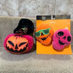 Hyde eek Target Dog Toy lot Halloween Squeaky skeleton Rope pumpkin  New